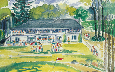 Wequetonsing Golf Club clubhouse